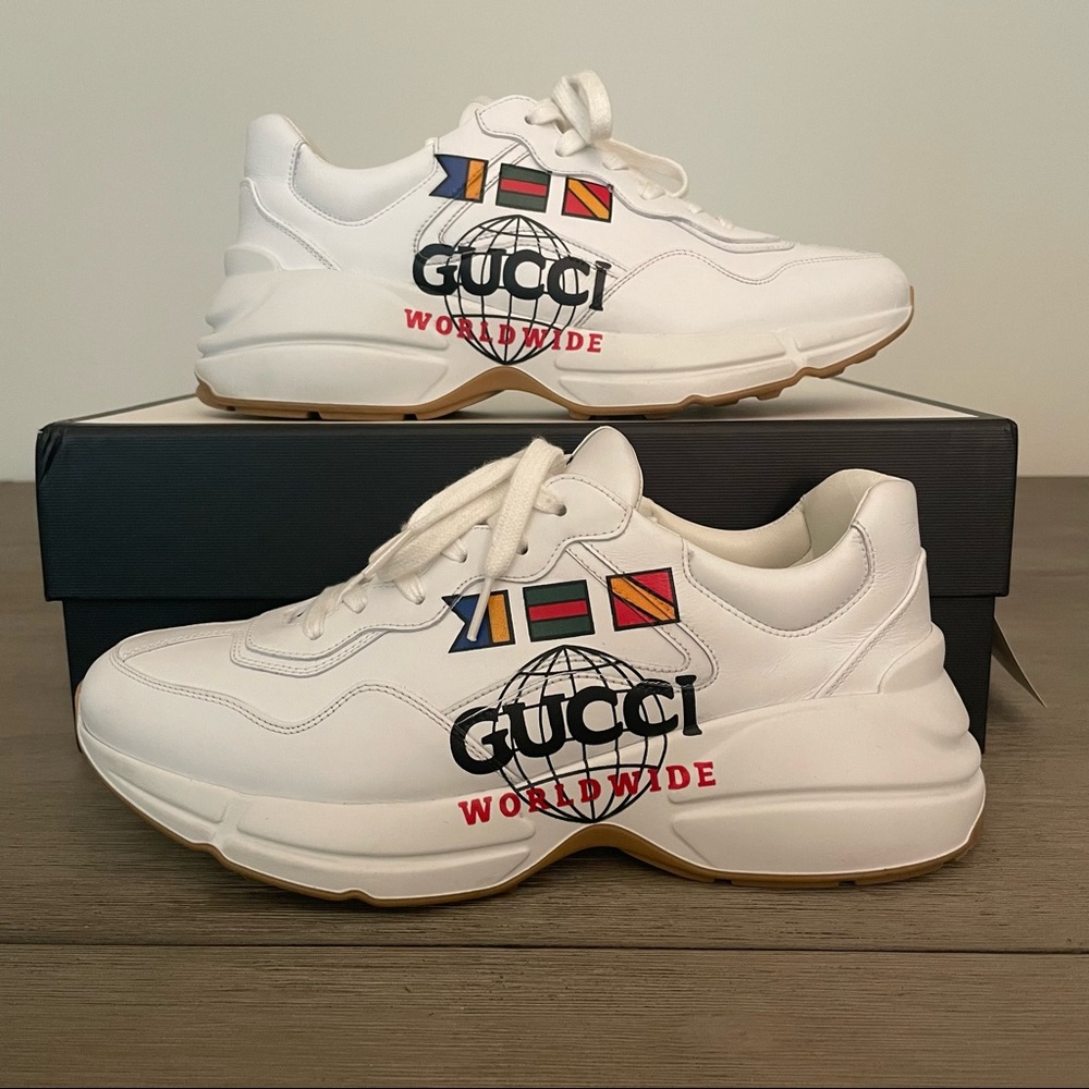Gucci Rhyton Leather Sneaker